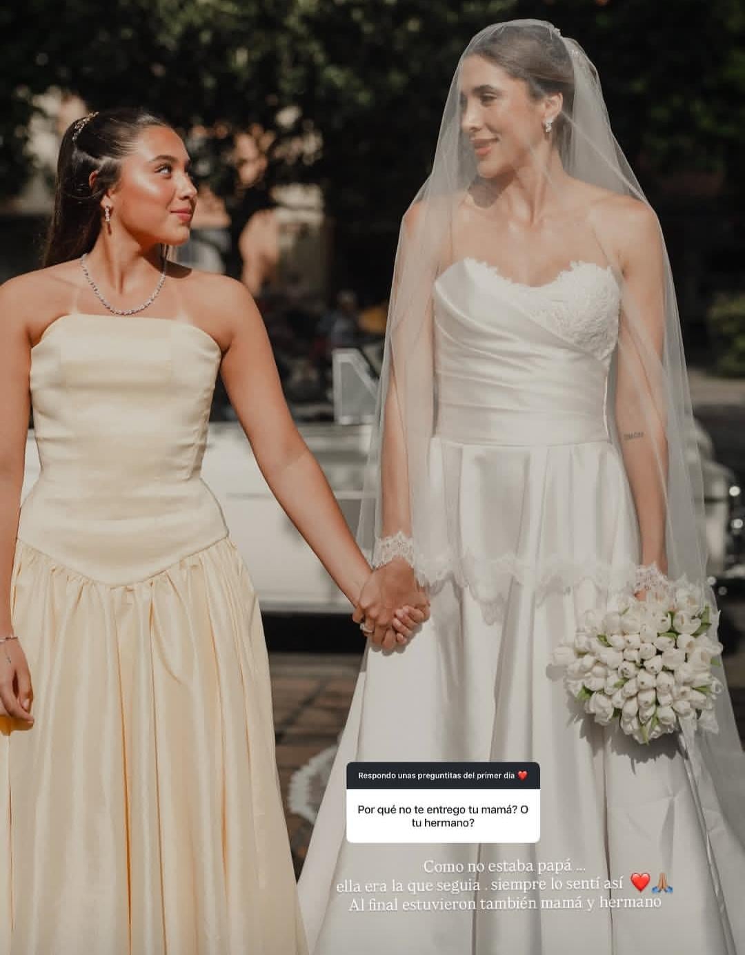 La emotiva razón por la que Daniela Ospina eligió a Salomé para llevarla al altar en su boda con Gabriel Coronel - crédito Daniela Ospina / Instagram