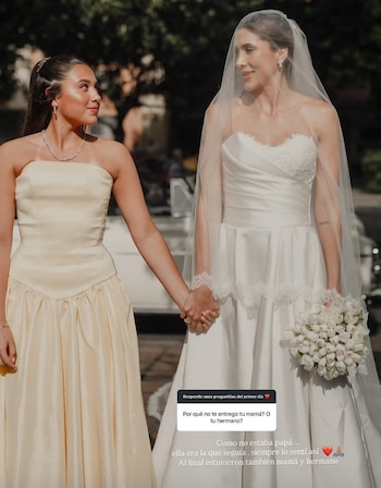 La emotiva razón por la que Daniela Ospina eligió a Salomé para llevarla al altar en su boda con Gabriel Coronel - crédito Daniela Ospina / Instagram