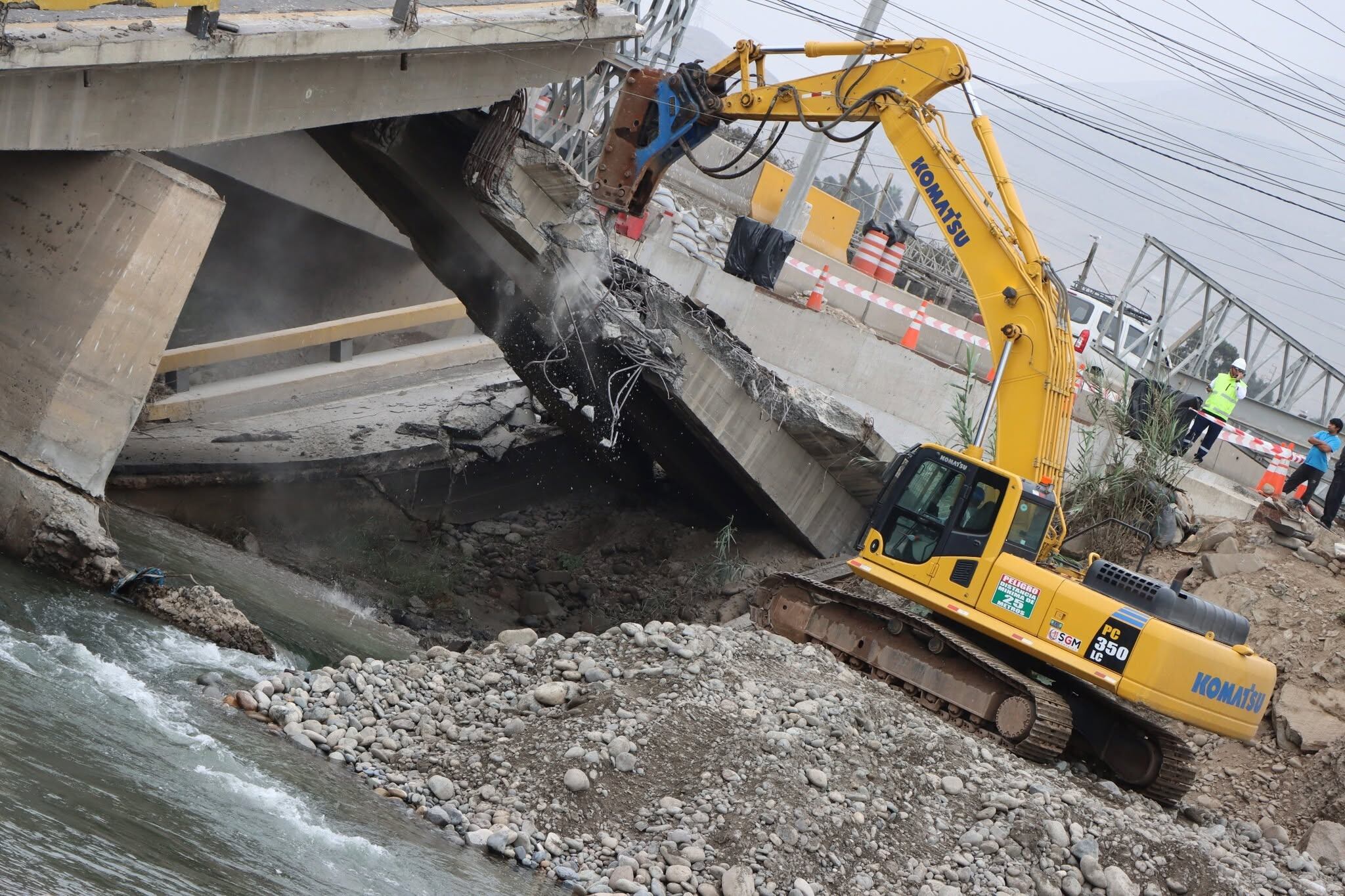 Como se sabe, la problemática de los puentes en el país afecta a diferentes regiones y sectores. - Crédito SGM Servicios Generales y Montajes SAC