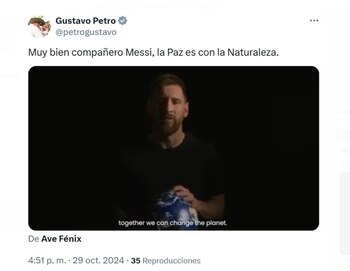 El presidente Gustavo Petro celebró