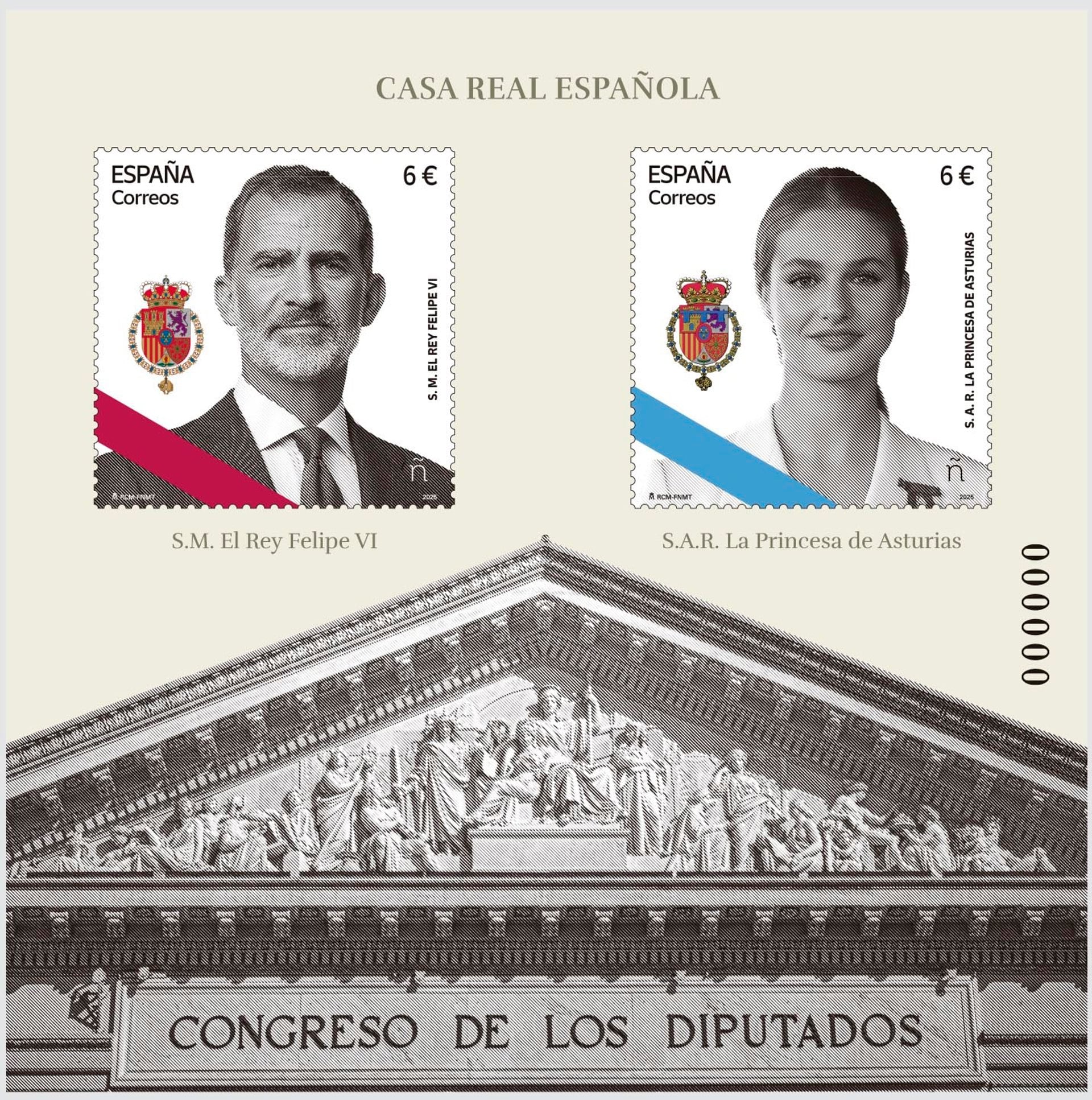 Los sellos de la familia real. (Europa Press)