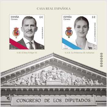 Los sellos de la familia real. (Europa Press)