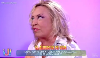 Lydia Lozano en 'De lunes a viernes'. (Telecinco)