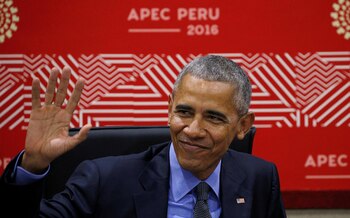 Barack Obama llegó al Perú