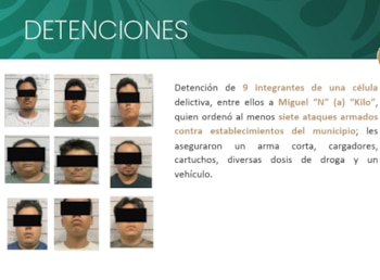 Seis personas con ficha roja de Interpol, incluido un ciudadano canadiense acusado de fraude, lavado de dinero y tráfico de drogas, fueron detenidas en distintos puntos de Quintana Roo. Crédito: Especial