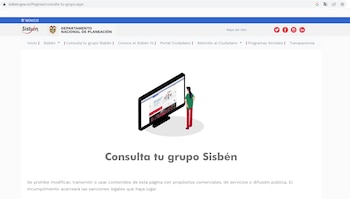 Página donde se descarga información
