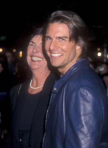 Tom Cruise con su madre