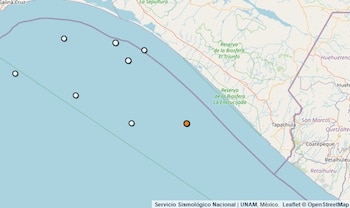 Temblor reportado en Chiapas. (SSN)