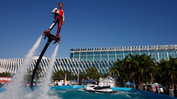 El boat show es mucho