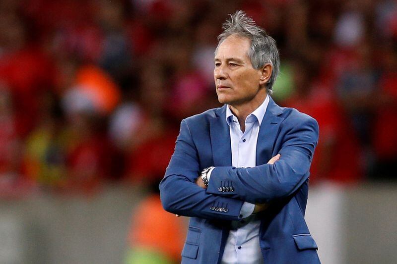 Ariel Holan dirige a Rosario Central - crédito Edison Vara / REUTERS