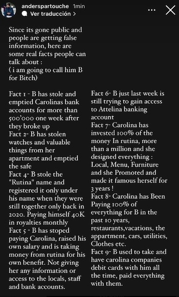 Carolina Braedt presenta demanda legal