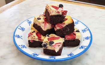 Cheesecake brownie
