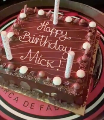 La torta de cumpleaños de