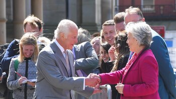 Carlos III visita Southport y