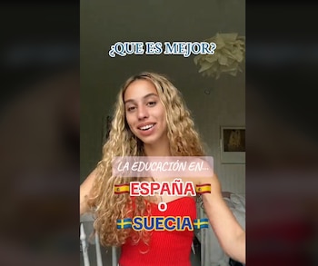 Alma Sjölén, en un video