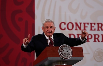 El presidente de México, Andrés