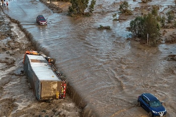 La carretera Panamericana Sur sufrió