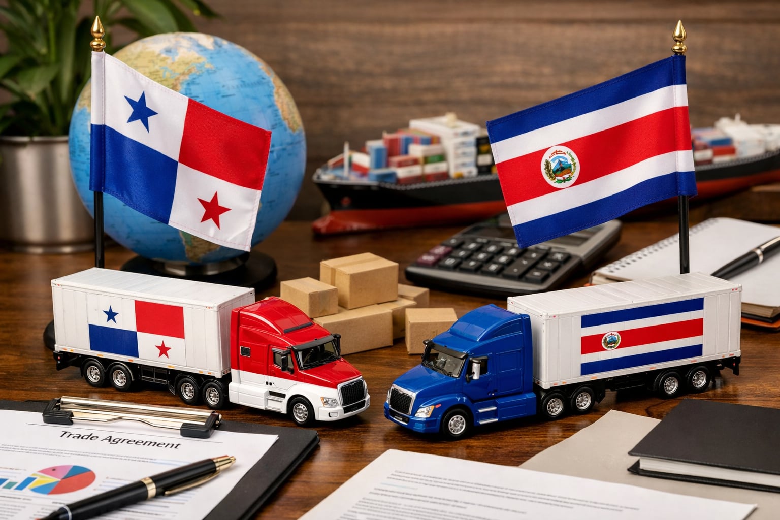 La relación comercial entre Panamá y Costa Rica abarca productos agrícolas, energéticos e industriales, además de una intensa actividad fronteriza. (Imagen Ilustrativa Infobae)