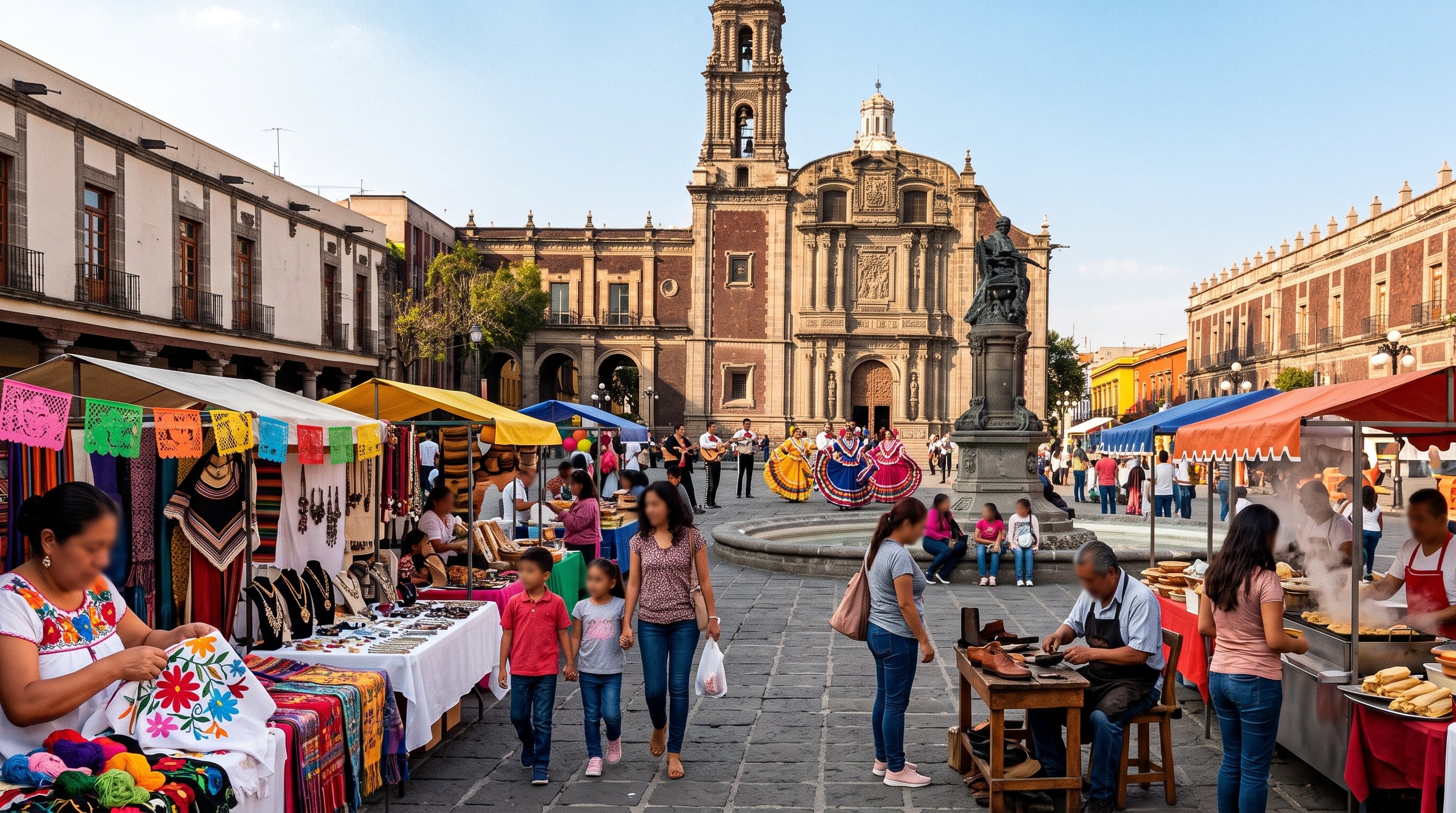 La Feria de los Barrios 2026 convertirá la Plaza de Santo Domingo en un punto de encuentro para quienes quieran conocer recetas, oficios y costumbres de distintos barrios de la Ciudad de México. (Imagen Ilustrativa Infobae)