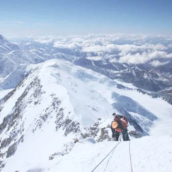 Arrué permaneció cerca de dos meses en el Himalaya. (Foto: Alfa Karina Arrué)