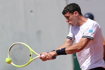 Juan Manuel Cerúndolo atraviesa una buena temporada en el circuito ATP (Crédito: EFE/TERESA SUAREZ)