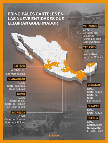 Estos son los cárteles de