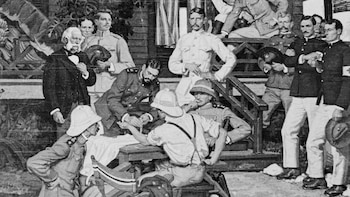 "Conquistadores de la fiebre amarilla".