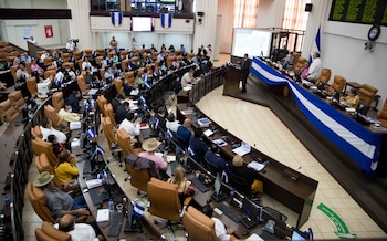 La reforma en Nicaragua que excluye a opositores desnacionalizados de los procesos electorales será aprobada en primera legislatura el 21 de septiembre, según Gustavo Porras. (EFE/Jorge Torres/ Archivo)