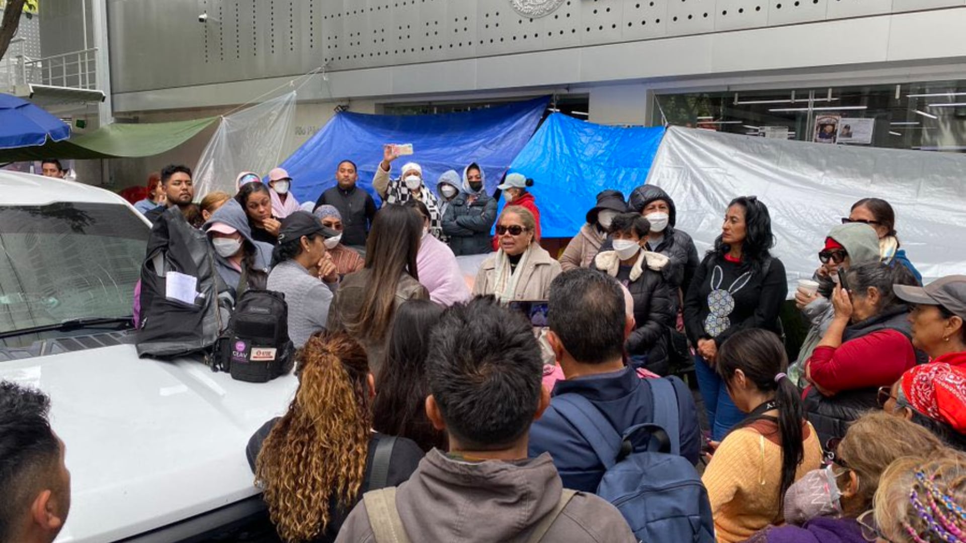 Fiscalía de la CDMX niega balacera afuera de su sede: los disparos fueron a unas cuadras de distancia, RRSS
