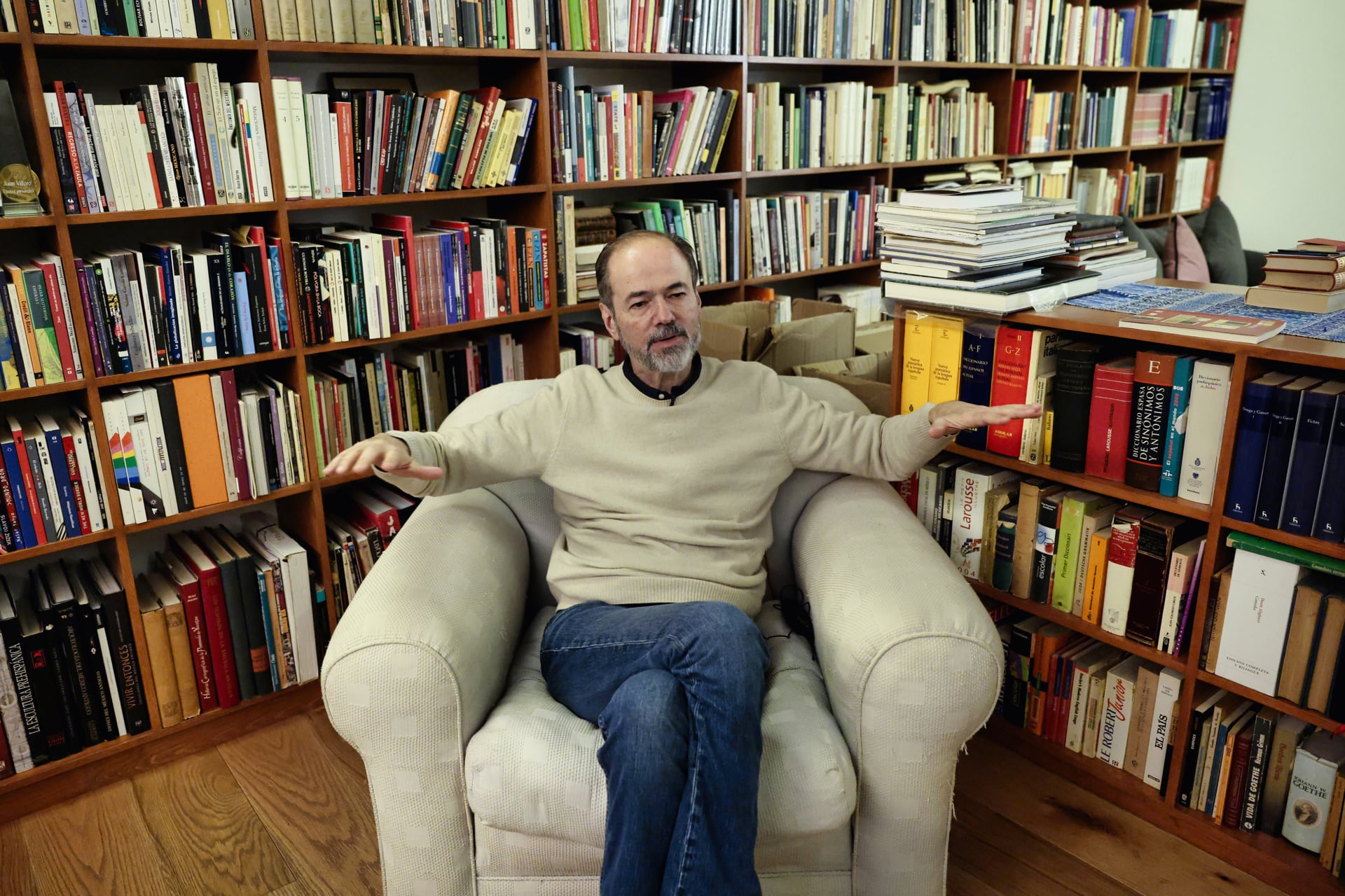 “El tema es la relación entre dos amigos que se transforma. A veces, las pasiones en una amistad son tan fuertes que, cuando algo se rompe, aparece una oposición furibunda” (José Méndez / EFE)