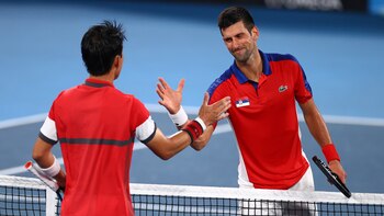 Novak Djokovic venció a Kei