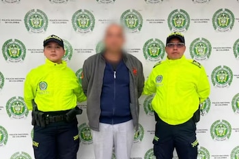 La Policía Nacional de Colombia detuvo en Bogotá a Henry Giovanni Garzón Rodríguez, líder de una red internacional de narcotráfico - crédito Dijín Policía Nacional