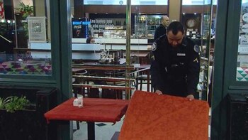 La confitería donde Parra fue