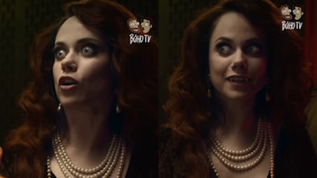 Karla Bacigalupo debuta en la actuación como mujer vampiro. Buho TV