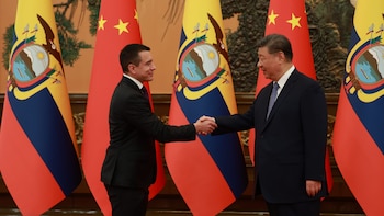 Daniel Noboa llegó a China para una visita de Estado enfocada en el comercio y la atracción de inversiones para Ecuador