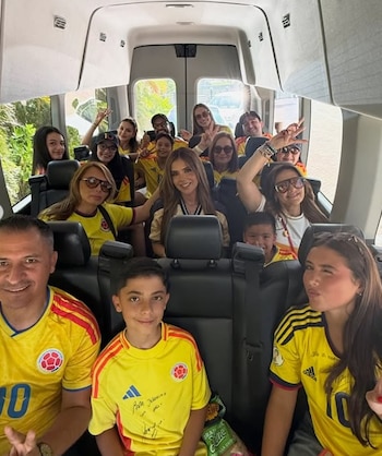 La foto de Luisa María Duque y Salomé Rodríguez volvió a mostrar la relación que mantienen dentro del entorno familiar de James Rodríguez - crédito @loremoralesl/IG