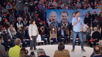 acto de cierre de Diego Santilli