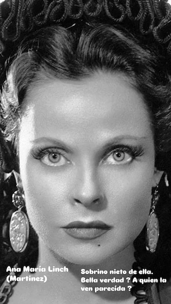 La actriz Ana María Lynch,