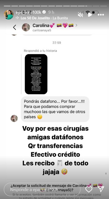 La influencer planea vender más