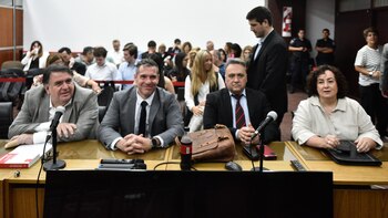 Los fiscales Alejandro Musso, Gastón