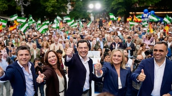 Moreno pide la "matrícula de honor" para el PP-A y que pueda haber ya gobierno en julio con mayoría "suficiente"