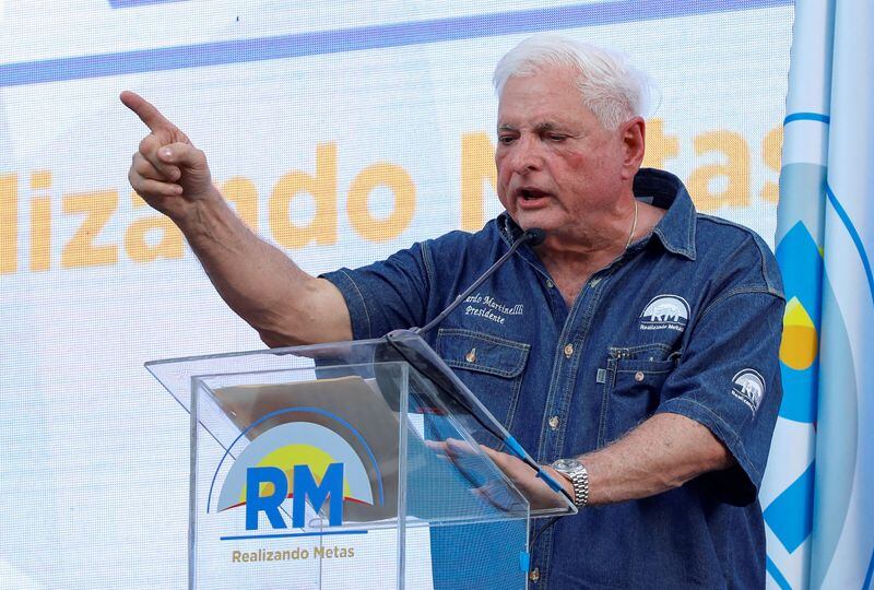El expresidente de Panamá, Ricardo Martinelli, había sido condenado a diez años de prisión por corrupción - crédito Aris Martínez/Reuters