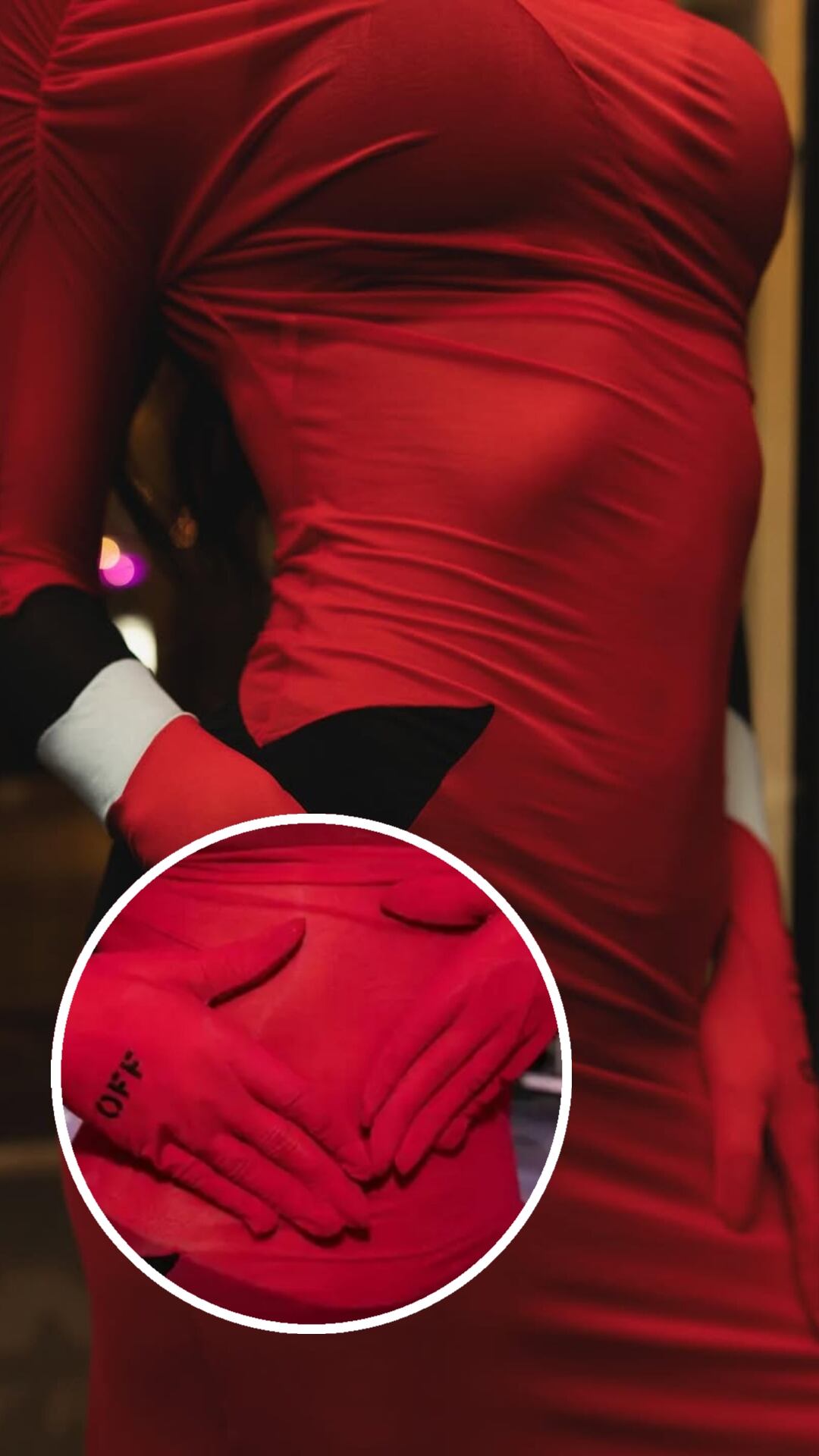 Kenia OS desató rumores tras colocar brevemente sus manos sobre el vientre al posar para las cámaras. (@keniaos, Instagram)