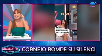 Kerly Ruiz llama “amante despechada” a Naldy Saldaña y Magaly Medina responde: “Increíble ver esto”. Captura: Magaly TV La Firme.