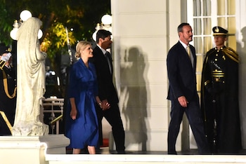 Reunión entre Laura Fernández, presidente de Costa Rica, y Nayib Bukele, presidente de El Salvador.