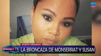 Monserrat Seminario rompe su silencio y responsabiliza a Susan Villanueva del fin de su relación con Melcochita. Captura: Magaly TV La Firme.