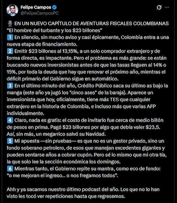Expertos financieros advierten sobre el