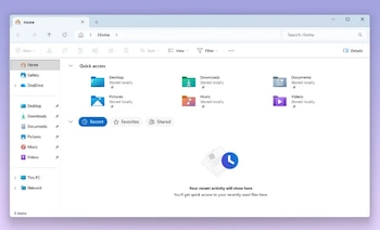 Microsoft prueba nuevas funciones en el Explorar de archivos de Windows 11.