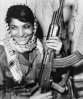 La secuestradora palestina Leila Khaled