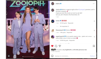 En Instagram, la cantante comparte fotografías con sus hijos Sasha y Milán. (Instagram: shakira)